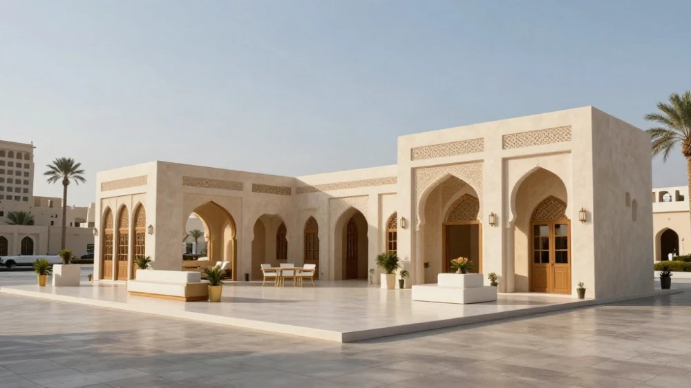 تجهيز أجنحة المعارض والمؤتمرات بجدة