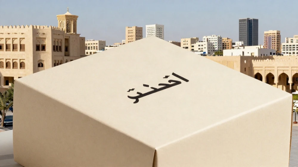 تصميم علب كرتون شعار مخصص