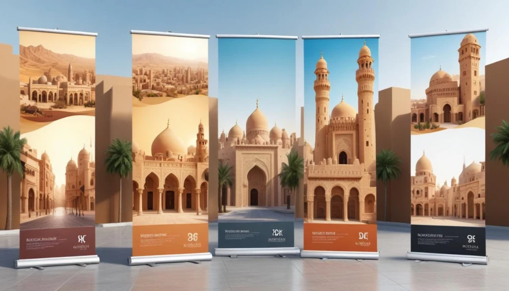 طباعة رول اب ستاند الخبر