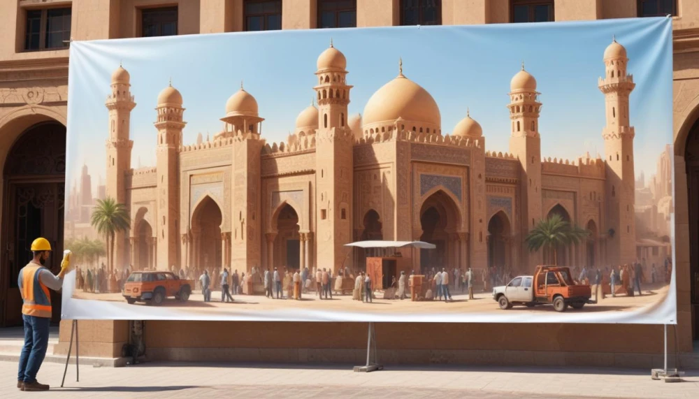 طباعة لوحات فلكس وواجهات محلات