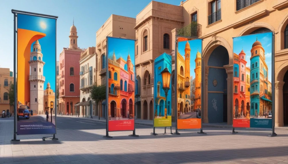 طباعة لوحات وبنرات خارجية أبها