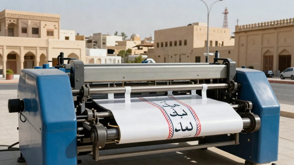مكائن طباعة الاستيكرات التجارية