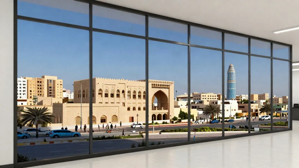 تصميم استكر زجاج مكاتب ومحلات