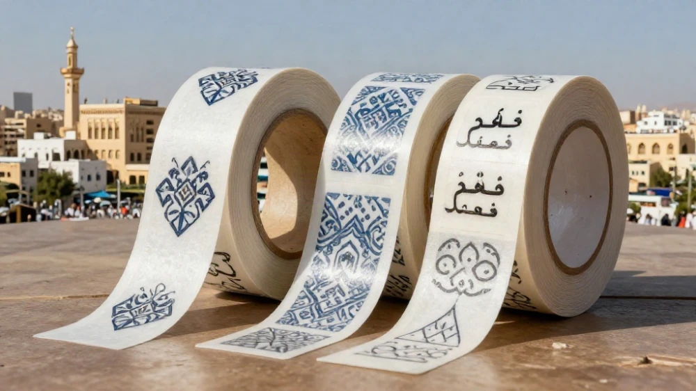 تصميم استكرات لاصقة مخصصة للمنتجات