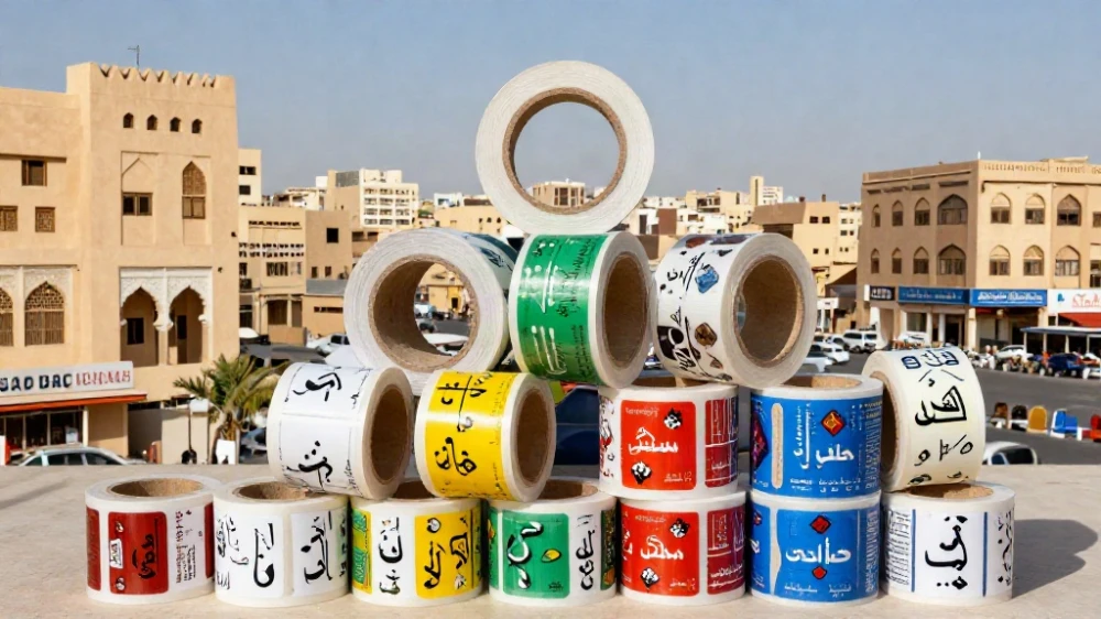 تصميم ستيكرات تغليف منتجات تجارية