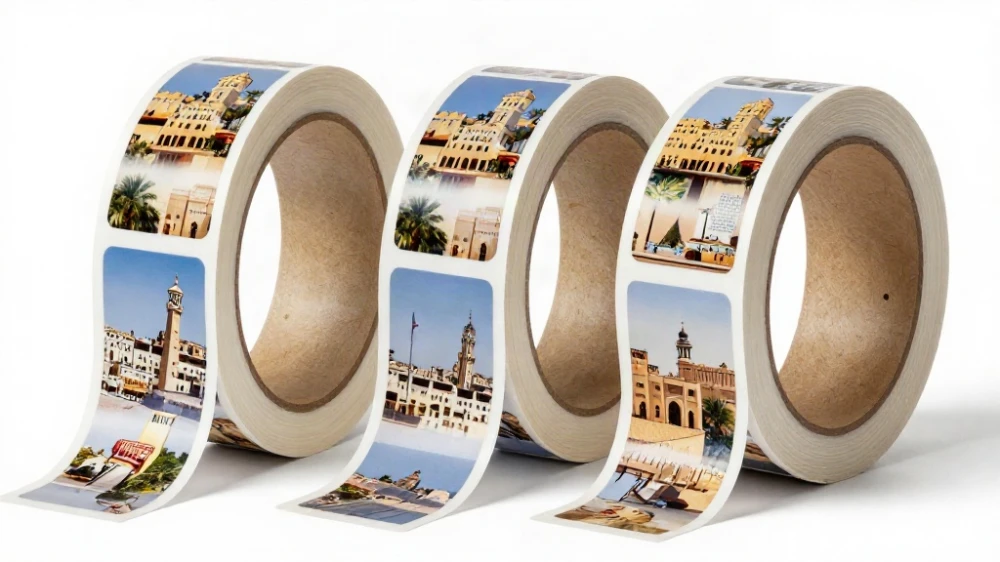 تصميم ملصقات دائرية للمنتجات تبوك
