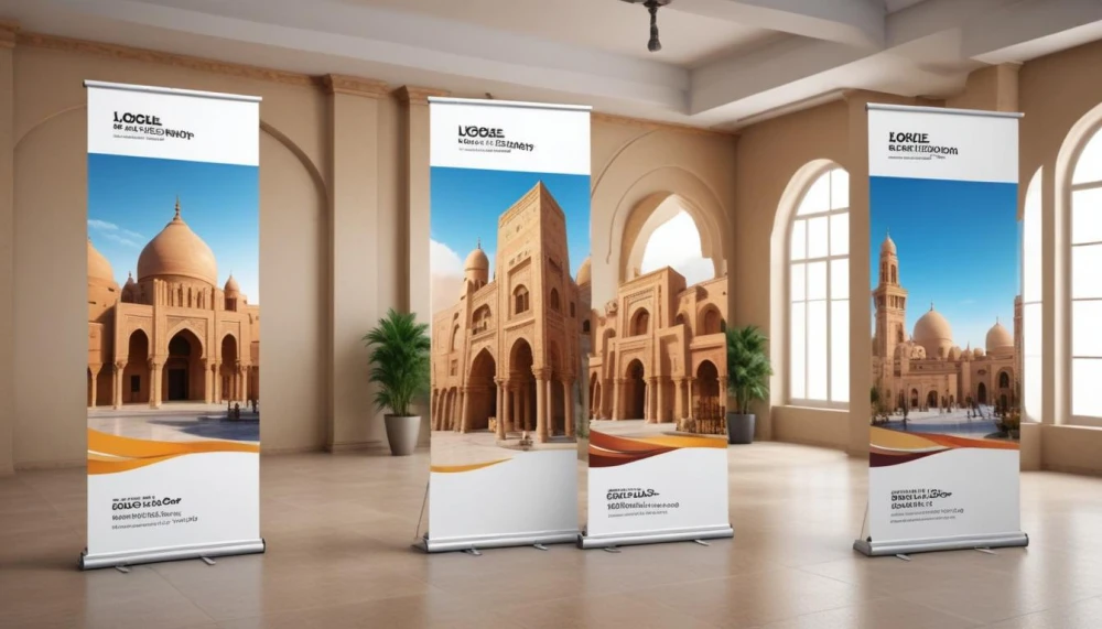 تصميم وطباعة بنرات رول أب المدينة