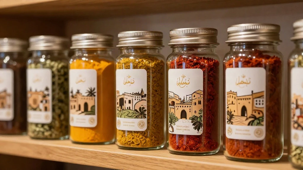 طباعة استكرات علب بهارات في تبوك
