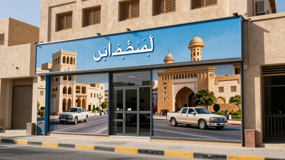 طباعة فينيل واجهات المحلات أبها