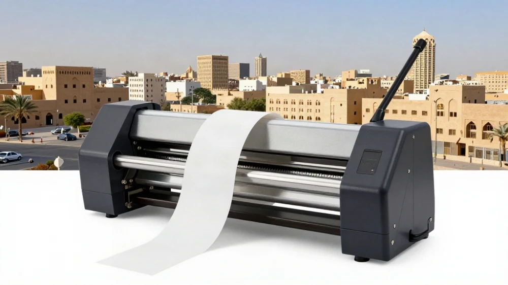 مكائن طباعة استكرات حرارية لاصقة